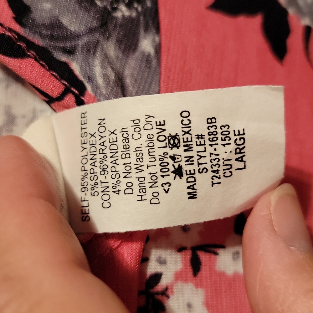 Floral tank top hoodie - Picture 4 of 4